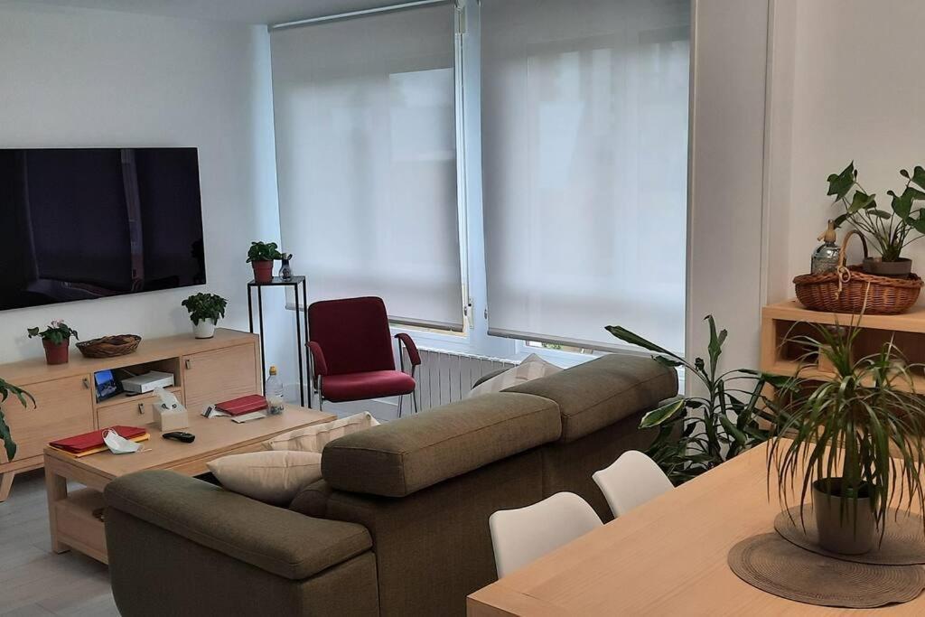 Soleado Apartamento Con Garaje Santander Esterno foto