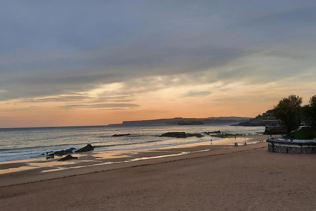 Soleado Apartamento Con Garaje Santander Esterno foto